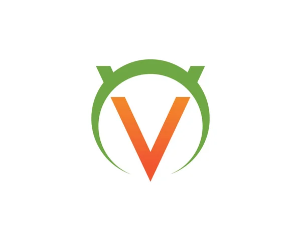 Harfler Logo Semboller Templat — Stok Vektör