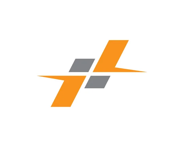 文字ビジネスのロゴとシンボル テンプレート — ストックベクタ
