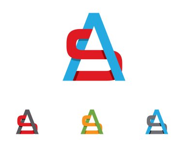 Bir Harf Logosu İş Şablonu