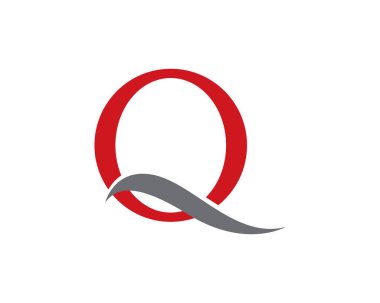 Q Logo iş şablonu vektör ICO harfi