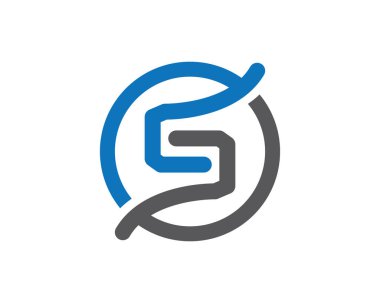 S logosu ve sembolleri şablon vektör simgesi