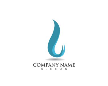 Sembol ve kutsal kişilerin resmi Logo şablonu vecto su