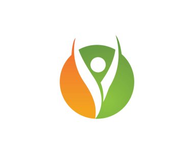 Yıldız logosu başarısı insanlar vektör simge çizim desenini şablonlarlar