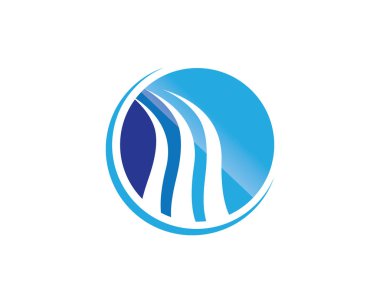 Su doğa logo ve sembolleri şablon simgeler ap