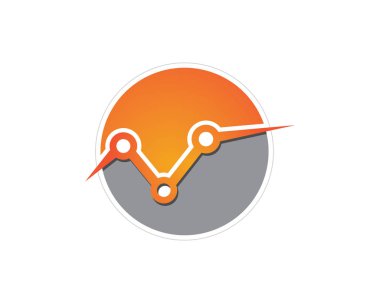 Internet kablo logo ve sembolleri vektör şablonu