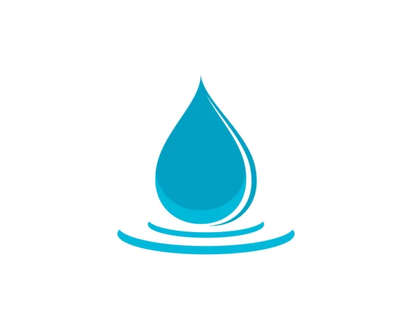 Água Natureza Logotipo Símbolos Modelo Ícones — Vetor de Stock