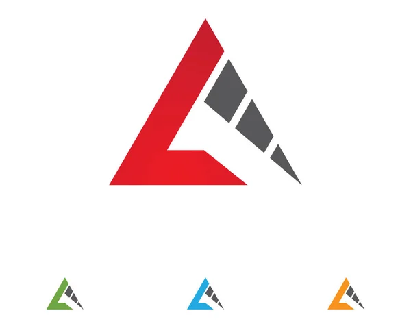 Ett Brev Logo Business Template Vector Ico — Stock vektor
