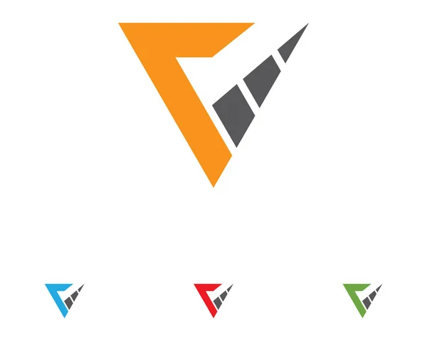 Bokstäver Business Logotyp Och Symboler Templat — Stock vektor