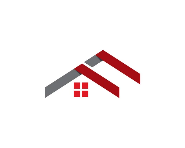 Immobilien Und Bau Logo Design Für Unternehmen Corporate Sig — Stockvektor