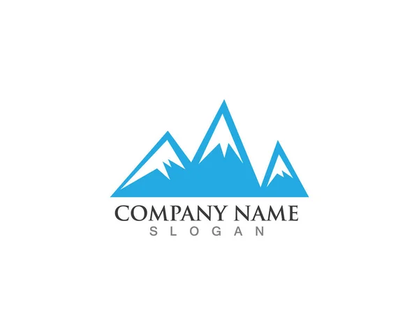 Mountain Logo Business Template Vecto — Stock Vector