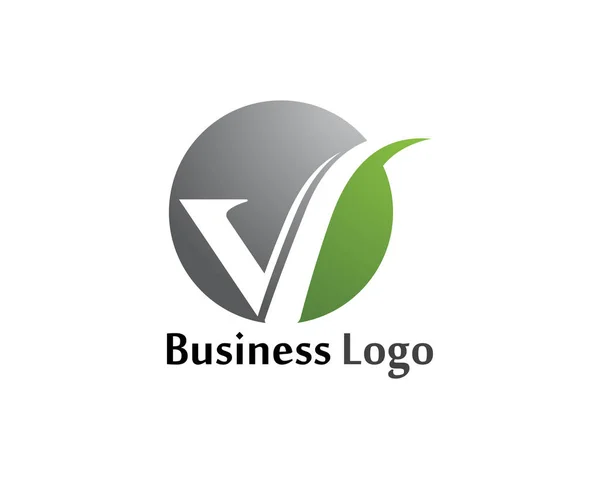 Letras Logotipo Negócio Símbolos Modelo — Vetor de Stock