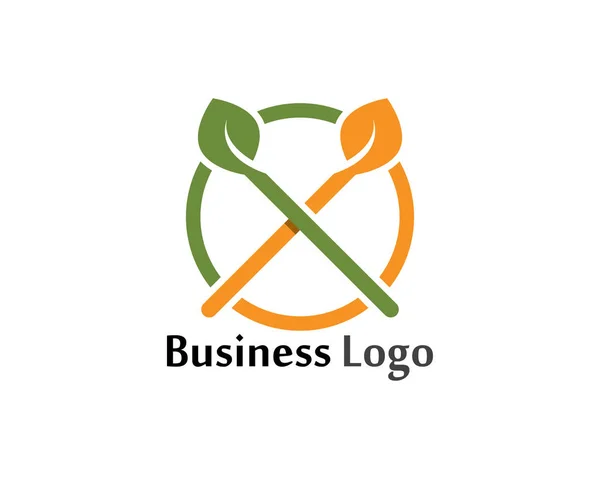 Baum Blatt Logo Vektor Symbol Illustration Design Vorlage — Stockvektor