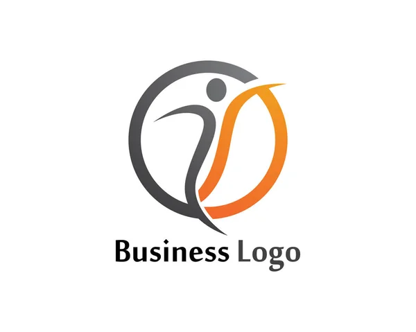 Здоров Логотип Шаблон Векторні Значки Програми — стоковий вектор