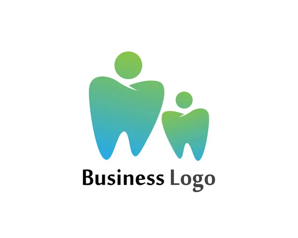 Dental Care Logo Symbole Wektor Szablonu — Wektor stockowy