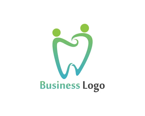 Dental Care Logotyp Symboler Vector Mall — Stock vektor