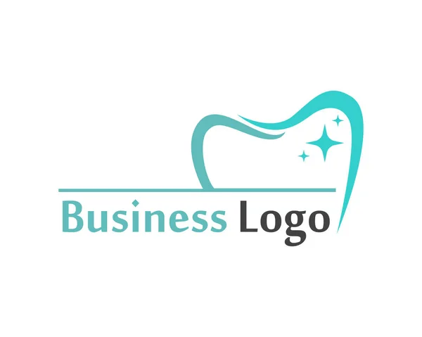 Modello Vettoriale Dei Simboli Del Logo Cura Dentale — Vettoriale Stock