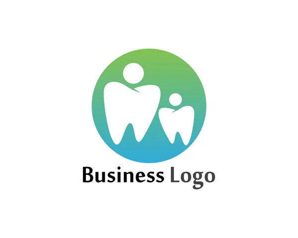 Cuidado Dental Logo Símbolos Vector Plantilla — Vector de stock