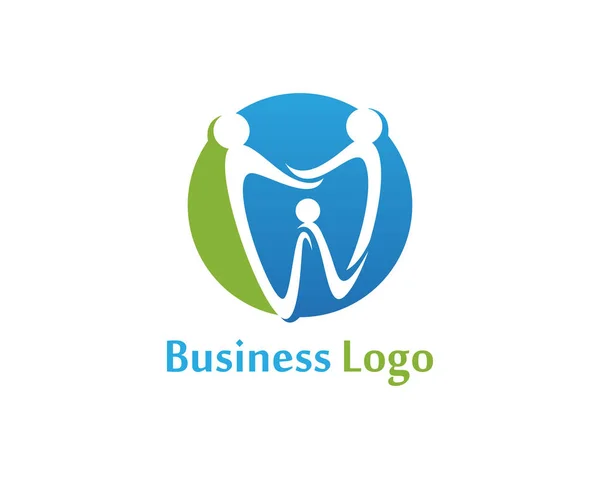 Cuidado Dental Logo Símbolos Vector Plantilla — Vector de stock