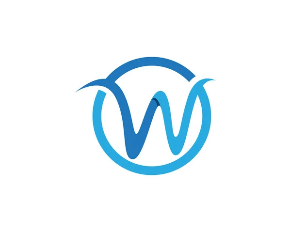Harfleri Logo Semboller Templat — Stok Vektör