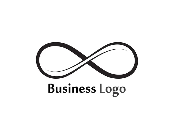 Infinito Logotipo Símbolo Plantilla Iconos Vector — Archivo Imágenes Vectoriales