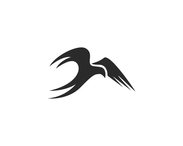 Illustration Vectorielle Modèle Logo Oiseau — Image vectorielle