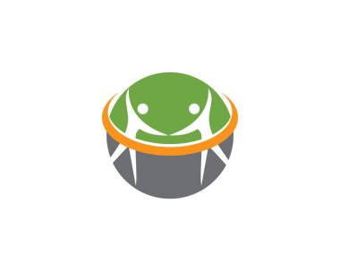 Evlat edinme toplum bakım Logo şablonu vektör simge