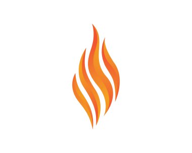 Logo vektör simge petrol, gaz ve enerji logo concep ateş