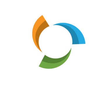 Ok vektör illüstrasyon simgesi Logo Şablonu tasarımı