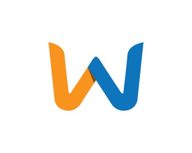 V logo iş logo ve semboller templat