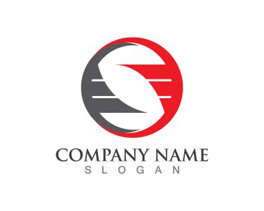 S logosu ve sembolleri şablon vektör simgeler