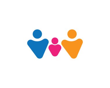 Topluluk insanlar logo ve semboller templat