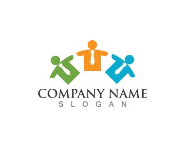 Evlat edinme toplum bakım Logo şablonu vektör simge