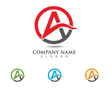 Bir Harf Logosu İş Şablonu