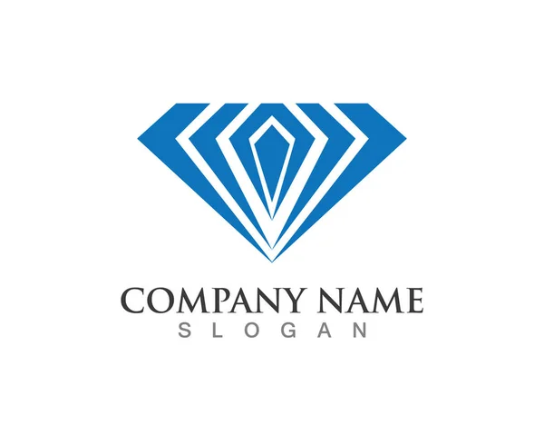 Diamond Logo Templatediamond Logo Šablona — Stockový vektor