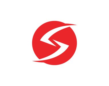 S logosu sembolleri şablon vektör simgesi
