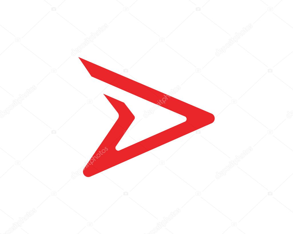 R Letter Faster Logo Template vector icon illustration desig