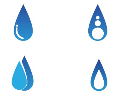 Su doğa logo ve sembolleri şablon simgeler ap