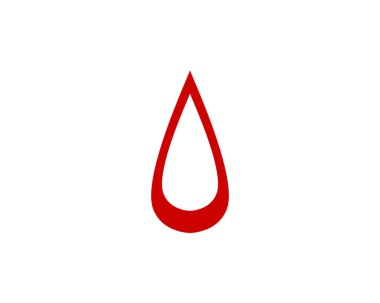 Kan vektör simgeler logo şablonu