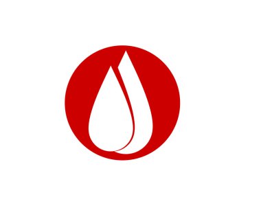 Kan vektör simgeler logo şablonu