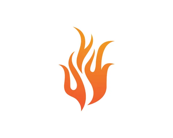 Tűz Vector Icon Logó — Stock Vector