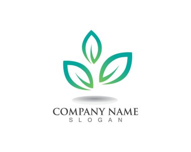 yeşil yaprak ekoloji eleman vektör ICO