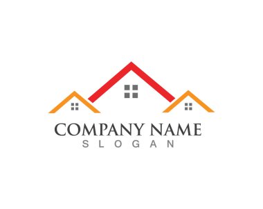 ev binalar ve simgeleri simgeleri templat