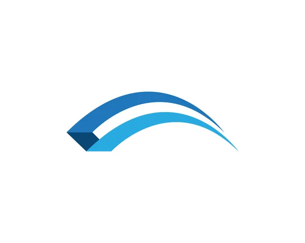 Bridge Icon Vector Illustration Logo Design — Stock Vector