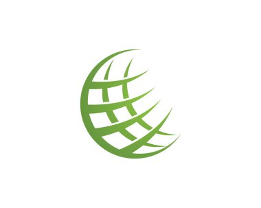 Wire World Logo Şablonu vektör çizimi