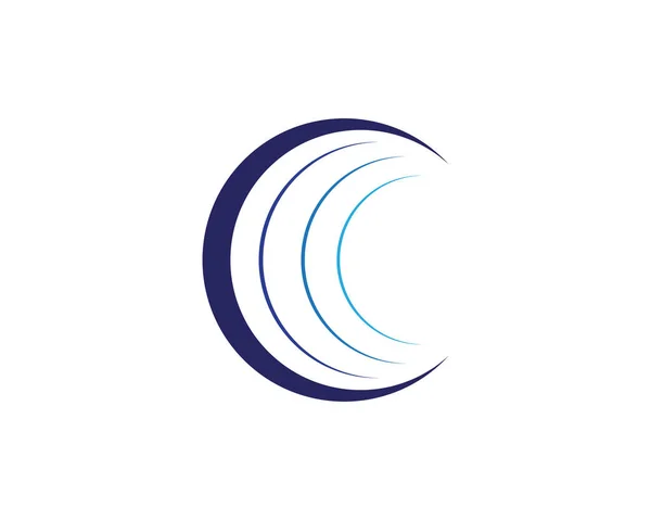 Filo Mondo Logo Modello Vettoriale Illustrazione — Vettoriale Stock
