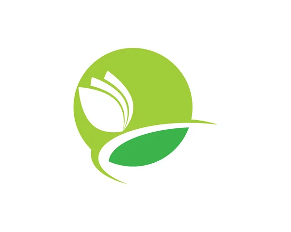 Agricultura Negocio Logo Único Vector Verde Imagen — Archivo Imágenes Vectoriales