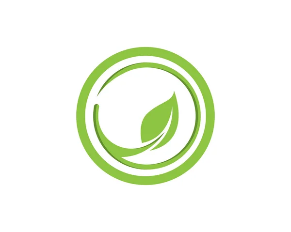 Logo Entreprise Agricole Image Vectorielle Verte Unique — Image vectorielle