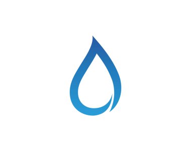 Su damla vektör simge kalıp