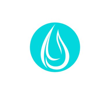 Su damla vektör simge kalıp