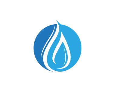 Su damla vektör simge kalıp